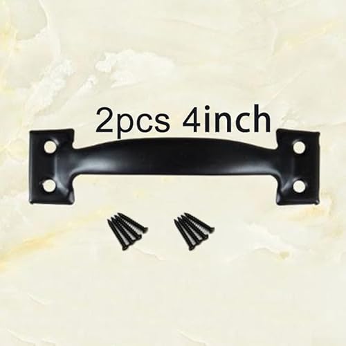 Besttoolifes 2 x Eisengriffe für Schiebetore, geeignet für verschiedene Anwendungen (10,2 cm) von Besttoolifes