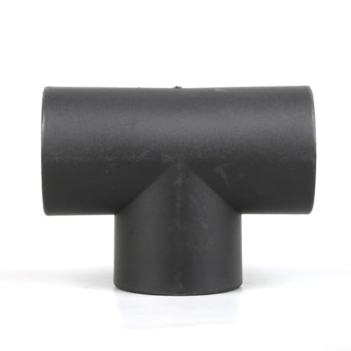 Besttoolifes 60 mm Warmluftauslass-Anschluss, T-Stück Luftschlauch-Verteiler für Webasto-Dieselheizung, schwarze Kunststoff-Entlüftungsarmatur für effiziente Luftstromverteilung von Besttoolifes