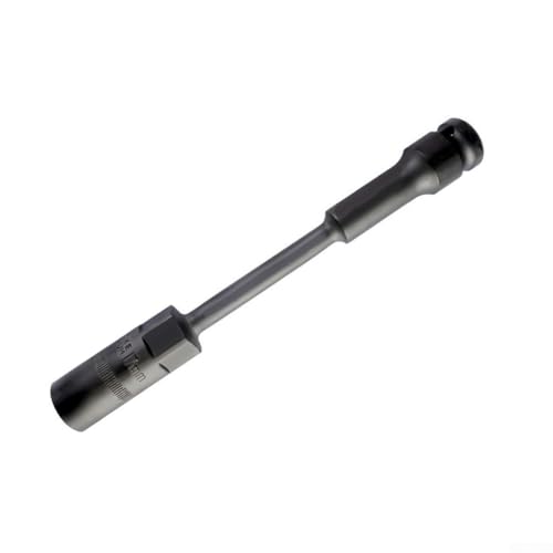Besttoolifes 8–19 mm extra langer, dünner Wand-Steckschlüssel, 200 mm, Chrom-Vanadium-Stahl mit 1/2-Zoll-Antrieb, Sechskantmutter-Design für Automobil- und Maschinenreparatur in engen Räumen (17 mm) von Besttoolifes