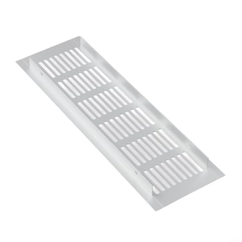 Besttoolifes Aluminium-Lüftungsgitter-Abdeckung, Lüftungsgitter, für Kleiderschrank, Badezimmertür (80 x 250 mm) von Besttoolifes