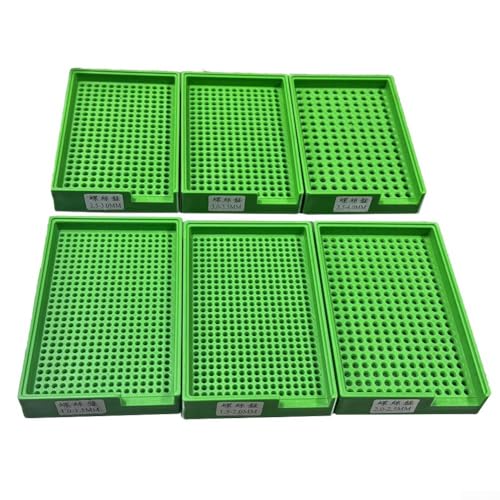 Besttoolifes Antistatische Schraubenablage, Schlitz-Design, Schraubenhalter, antistatische Ablage, PP-Schlitzaufbewahrung, geeignet für 1,0–4,0 mm Schrauben (M1,5–2,0) von Besttoolifes