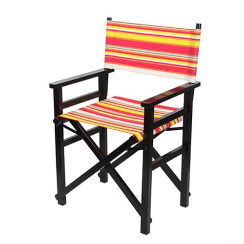 Besttoolifes Canvas Regiestuhl-Ersatzbezug Outdoor Garten Terrasse Deck Möbel Sitzrückenbezüge für Strand Camping Rasen (mehrfarbig) von Besttoolifes