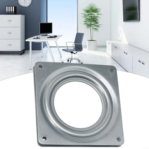 Besttoolifes Drehplatte, mit Stahlkugellager, 360 Grad robustes Metalllager, drehbar, für Fernseher, Schreibtisch, TV-Schreibtisch (2) von Besttoolifes