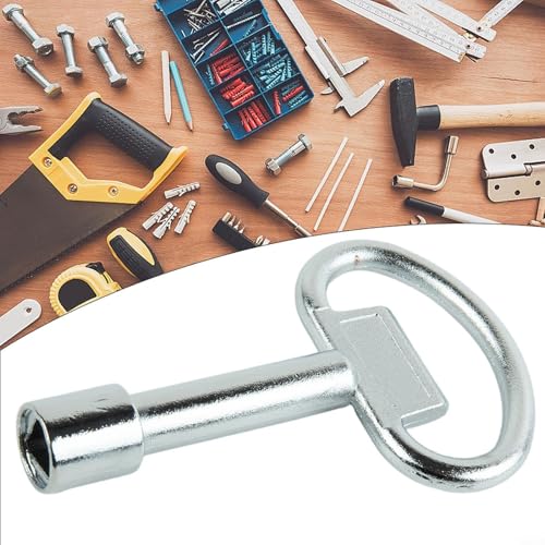 Besttoolifes Dreieck Ventilschlüssel Wasserzähler Schlüssel Utility Cabinet Schlüssel Zinklegierung Gaszähler Schraubenschlüssel Elektrischer Kastenschlüssel für Schaltschränke Schaltschränke von Besttoolifes