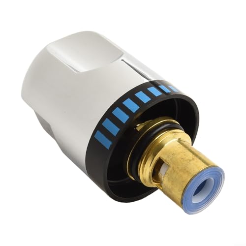 Besttoolifes Durchflusskartuschenventil & Kopf für T-Bar Dusche Thermostat-Mischbatterien ABS Kunststoff Chrom Finish Ersatzteil Badezimmer Zubehör Temperaturregelgriff Besttoolifes Durchflusskartuschenventil & Kopf für T-Bar Dusche Thermostat-Mischbatterien ABS Kunststoff Chrom Finish Ersatzteil Badezimmer Zubehör Temperaturregelgriff von Besttoolifes