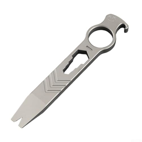 Besttoolifes EDC Multi-Tool-Hebelstange mit Schraubendreher und Flaschenöffner, kompakt, 14 cm, Metall, Brechstange mit ergonomischem Griff für den täglichen Gebrauch, Outdoor, Camping und von Besttoolifes