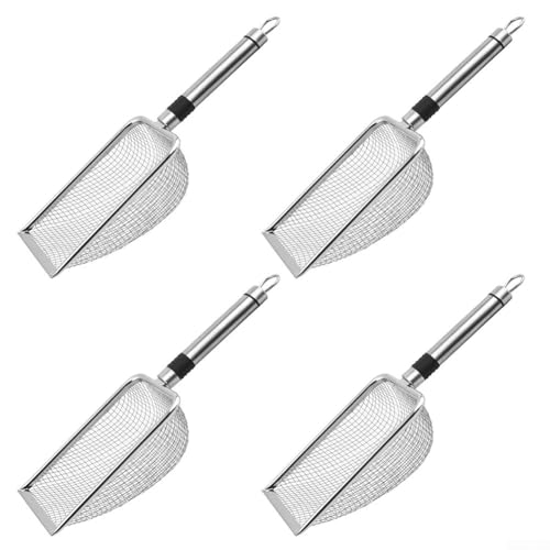 Besttoolifes Edelstahl Gartensieb Erde Kompostsieb mit Griff Gartensieb Sandsieb Sieb Sandsieb Sandsieb Sandsieb (2,0+2,8+3,8+5,0mm) von Besttoolifes