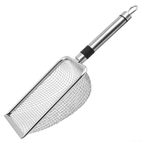 Besttoolifes Edelstahl Gartensieb Erde Kompostsieb mit Griff Gartensieb Sandsieb Sieb Sandsieb Sandsieb Sandsieb (2,8mm) von Besttoolifes