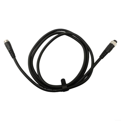 Besttoolifes Elektrische Spule Stromkabel für Daiwa 300/500/750MJ Batterie-Luftkabel Kupfer 2-adrig 196 Stränge Angelrolle Ersatzteile Schwarz Silber (2 m) von Besttoolifes