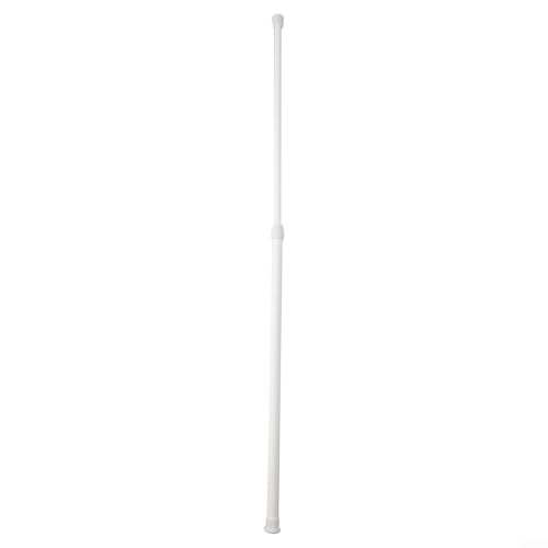 Besttoolifes Gardinenstange mit Federspannung, verstellbar, für Fenster, Türen, Badezimmer, ohne Bohren, Teleskopstange, Metall, Weiß (40-70 cm) von Besttoolifes