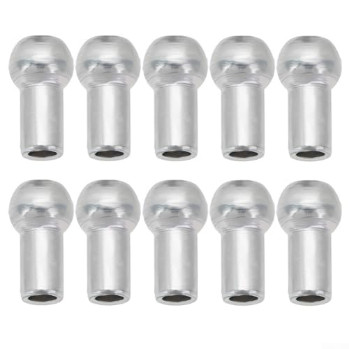 Besttoolifes Kabelkugel-Endstopper, 10 Stück, Fitnessgerät-Zubehör für 5 mm Kabel, Fitnessgeräte, Kabelendverbinder (11 x 4,5 x 16 mm) von Besttoolifes