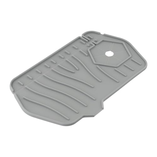 Besttoolifes Kompakter Spülbeckenschutz, doppelseitig, schnell trocknend, Silikon, Küchenmatte, 24,5 x 15,4 cm, Schwarz Besttoolifes Kompakter Spülbeckenschutz, doppelseitig, schnell trocknend, Silikon, Küchenmatte, 24,5 x 15,4 cm, Schwarz von Besttoolifes