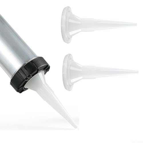 Besttoolifes Kunststoff-Dichtungsdüsen-Set für strukturelle Kleberanwendung, Universal-Kleberspitzen-Aufsätze für Glas und Weichdichtmittel, Heimwerker- und Bauwerkzeuge, weiß, 2 Stück (2 Stück) Besttoolifes Kunststoff-Dichtungsdüsen-Set für strukturelle Kleberanwendung, Universal-Kleberspitzen-Aufsätze für Glas und Weichdichtmittel, Heimwerker- und Bauwerkzeuge, weiß, 2 Stück (2 Stück) von Besttoolifes