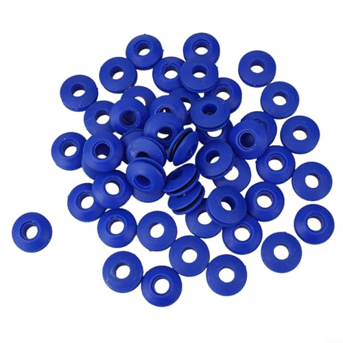 Besttoolifes Kunststoff Schnappösen Ösen Selbstdichtende Bodenplane Plane Markise Abdeckung Plane Ösen Set Pool Abdeckung Verstärkung Hardware Teile (50pcs Blau) von Besttoolifes