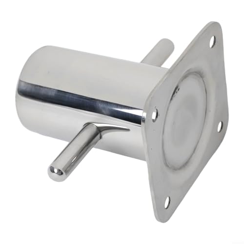 Besttoolifes Marine-Deckbeschläge, 316 Edelstahl, 60 mm, Festmacher-Poller, für Samson Post Secure Boot, Andocken und Abschleppen, silberfarbenes Finish von Besttoolifes