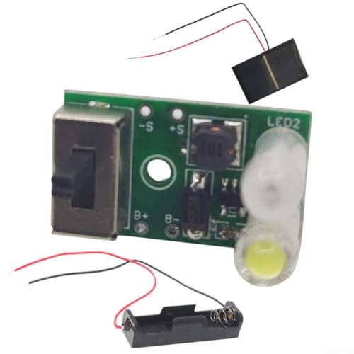 Besttoolifes Mini-Solar-Leiterplatten-Set, 1,2 V, mit Batteriebox, Solarpanel, Kippschalter für LED-Lichterkette, Garten, Rasen, Wandlampe, DIY-Projekte Besttoolifes Mini-Solar-Leiterplatten-Set, 1,2 V, mit Batteriebox, Solarpanel, Kippschalter für LED-Lichterkette, Garten, Rasen, Wandlampe, DIY-Projekte von Besttoolifes