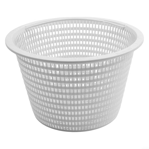 Besttoolifes Pool Skimmer Korb 20,3 cm Durchmesser Schwimmbad-Sieb Auffangsystem für Innenpools Schmutzfänger (weiß) von Besttoolifes