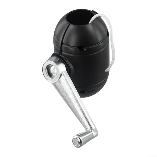 Besttoolifes Regenschirm Ersatzteile mit Seil Ersatzteil, Garten Balkon Sonnenschirm Kippmechanismus Kurbel Griff von Besttoolifes