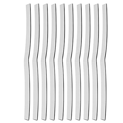 Besttoolifes Staubsauger-Streifen, Schaumstoff-Schutz, Anti-Kollisionsschutz, 540 x 25 mm, selbstklebender Ersatz für Kehrmaschine, Stoßstangen-Ersatz für Roboter für Hoover-Staubsauger, 10 Stück von Besttoolifes