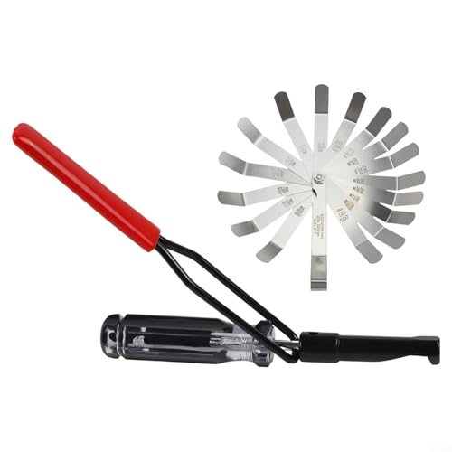 Besttoolifes Ventilspiel-Einstellwerkzeug-Set mit abgewinkeltem Fühlerlehre-Set, 10 mm, Kontermutterschlüssel für Motortuning-Up-Service Besttoolifes Ventilspiel-Einstellwerkzeug-Set mit abgewinkeltem Fühlerlehre-Set, 10 mm, Kontermutterschlüssel für Motortuning-Up-Service von Besttoolifes