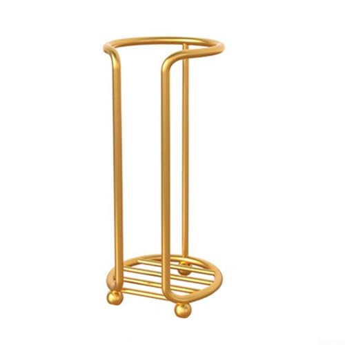 Besttoolifes Wasserbecher und Einwegbecher Spender Rack aus Metall, kein Bohren für die Installation erforderlich, platzsparendes Design für Küche oder Büro (Gold (Einzelzelle)) von Besttoolifes