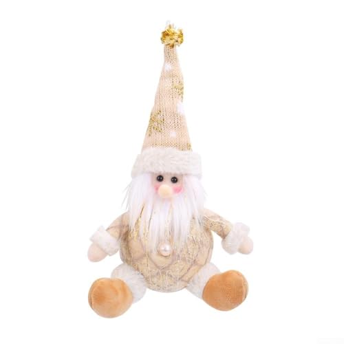 Besttoolifes Weihnachtsmann-Puppe zum Aufhängen, Dekoration für Wände, Fenster, Türen, verleiht saisonaler Heimdekoration einen festlichen Touch (D2-47) von Besttoolifes