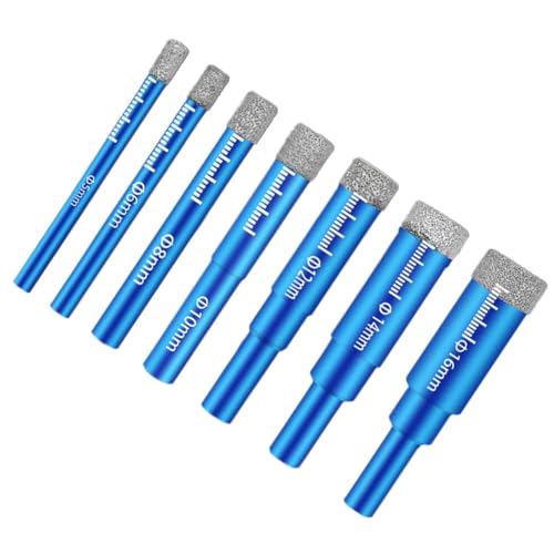 Bohrlochöffner mit gelöteter Spitze für Granit, Keramikfliesen, Porzellan, Glas, Marmor, Schiefer und Mauerwerk, integriertes Schmiermittel-Design (6 mm) von Besttoolifes