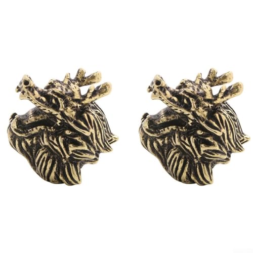 Drachenkopf-Schrankgriff, dekorative Messingbeschläge für Kleiderschränke, verleiht Ihrer Einrichtung Laune und Eleganz (B) von Besttoolifes