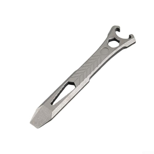 EDC Multi-Tool-Hebelstange mit Schraubendreher und Flaschenöffner, kompakte 14 cm Metall-Brechstange für den täglichen Gebrauch, Taschenschlüssel-Werkzeug für Outdoor, Camping, Heimwerker und von Besttoolifes