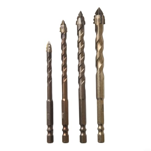 Effizientes 4-teiliges Exzenterbohrer-Set, perfekt zum Bohren von Glasfliesen und anderen harten Materialien von Besttoolifes