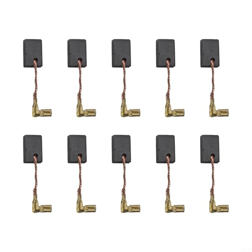 Elektrowerkzeug-Kohlebürsten CB459, kompatibel mit Makita GA4530 GA4534 GA5030 GA5034 GA4034 Winkelschleifer und JS1000 Schere Elektrowerkzeug Motorbürste Ersatzteile für Schleifer (10 Stück) von Besttoolifes