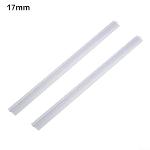 Ersatz-Wasserabweiserdichtung 50 cm für Duschtüren, 2 Stück, einfache Installation, kein Kleber erforderlich (17 mm) von Besttoolifes