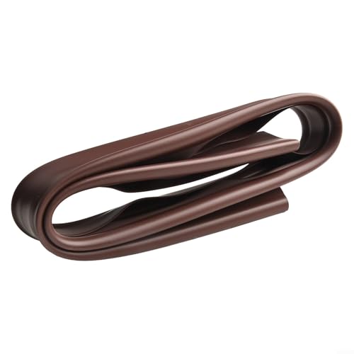 Flexibler PVC-Türbodendichtungsstreifen zum Blockieren von Zugluft und Schalldämmung mit wind- und wasserabweisendem Design (braun) von Besttoolifes