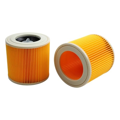 Für Kärcher kompatible Staubsaugerfilter, 6 Stück, Textil- und HEPA-Filter, entworfen, um die Raumluft effektiv zu erhalten von Besttoolifes