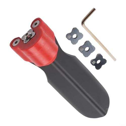 Metall Anfas-Handhobel für Holzbearbeitung Kantenschneiden und Entgraten, verstellbare R1-R3-Klingen, tragbarer manueller Winkelhobel für Möbel, Regale (7) von Besttoolifes