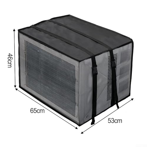 Outdoor AC Protection Cover, Double Straps for Secure Fit During Windy Conditions (65 * 53 * 46cm) von Besttoolifes