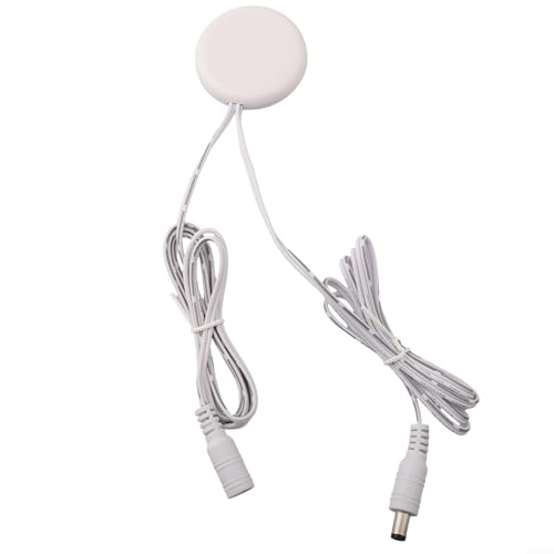 Partition Touch Sensor 12V 24V Dimmer Schalter für Schrankbeleuchtung Hand Sweep Control Induktionsschalter Geeignet für mehrere Materialien (DC Kopf Weiß) von Besttoolifes