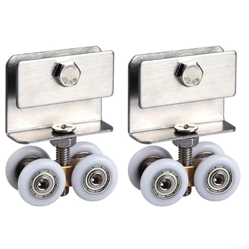 Premium Kupfer-Rollen, für Duschtüren, 2 Stück mit Nylonrädern Premium Kupfer-Rollen, für Duschtüren, 2 Stück mit Nylonrädern von Besttoolifes