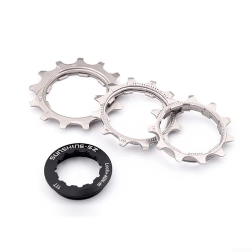 Road MTB Kassette Zahnrad Freilauf Teil für 8 9 10 11 Gang Fahrräder mit 11 12 13T Zähnen Stahlkonstruktion (8S 12T) von Besttoolifes