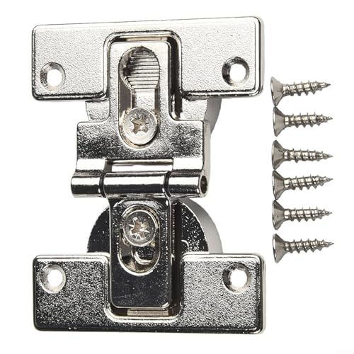 Schranktürklappe, zusammenklappbar, verdeckte Scharniere, Zinklegierung, selbsttragend mit 180-Grad-Öffnung für Kleiderschrank und Schränke Schranktürklappe, zusammenklappbar, verdeckte Scharniere, Zinklegierung, selbsttragend mit 180-Grad-Öffnung für Kleiderschrank und Schränke von Besttoolifes