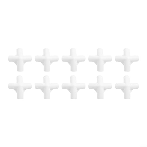 Set mit 10 Zeltstangen-T-Verbindungsstücken für Garten und Außenbereich, 16 mm I D, ideal für Kleiderschrank und Haustierbett-Montage (120-Grad-T-Stück) von Besttoolifes