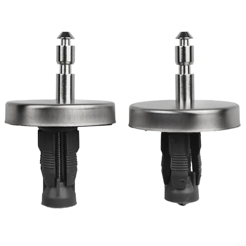 Set mit 2 Edelstahl-WC-Deckelscharnierschrauben und Befestigungsschrauben, geeignet für Standard-WC-Deckel, mit festen Scharnieren oben, für wandhängende oder rückseitige Toiletten (45 mm) von Besttoolifes