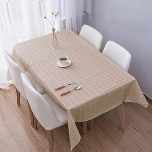 Stilvolle wasserdichte Tischdecke, verbrühungssichere PVC-Einwegabdeckung für Tischschutz (2) von Besttoolifes