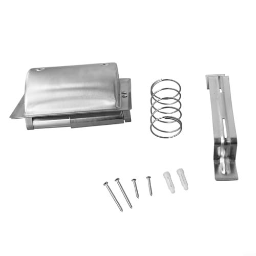 Stilvoller Toilettenpapierhalter, platzsparendes Edelstahl-Design für moderne Badezimmer von Besttoolifes