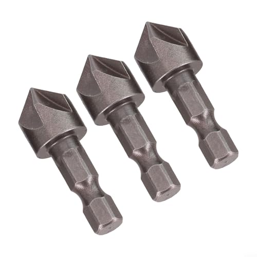 Stufenbohrer in verschiedenen Größen, 20–35–50 mm, gerader Nut, Anfaswerkzeug, Schrägschneider, Kegelsenker-Bit für Metall, Fliesen, Marmor, Bohren und Holzbearbeitung, Lochvergrößerung von Besttoolifes