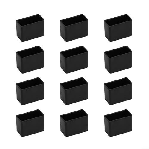 Stuhlbein-Gummifüße für Möbelbeine, Tischdecken, Socken, zum Schutz von Böden vor Schäden und zur Reduzierung von Lärm, PVC-Material (15 x 30 mm), 12 Stück von Besttoolifes