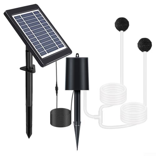 Tragbare Solar-Luftpumpe für Teiche 3 Betriebsmodi für optimale Sauerstoffverteilung von Besttoolifes