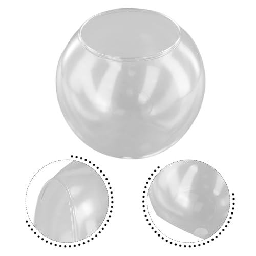 Transparentes Borosilikatglas für Sukkulenten, Terrarium, Behälter, Blumentopf für Haus, Garten, Dekoration (D) von Besttoolifes