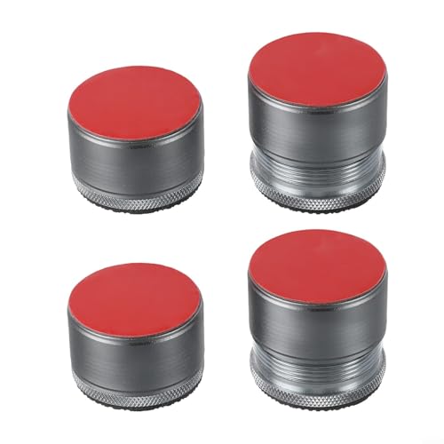 Verstellbare Betttischbeine, 2740 mm, 4 Stück, perfekt zum Anheben von Betten und Sofas, geräuschreduzierendes Design (grau) von Besttoolifes