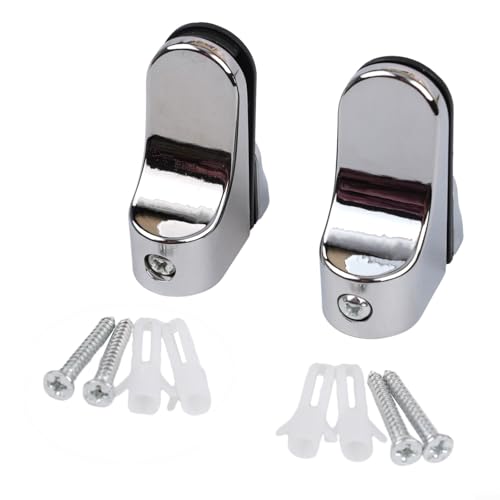 Verstellbare Regalhalterung aus Zinklegierung für 3–20 mm Glas- oder Holzregale, Badezimmer-Regal, Stützplattenhalter von Besttoolifes